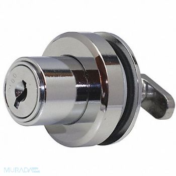 DELTA LOCK Sliding Door Lock T-Bolt Glass Plunger, 429H76