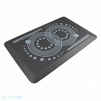 FLOORTEX Antifatigue Mat Rectangle Gy 20 W 32 L, 429J35