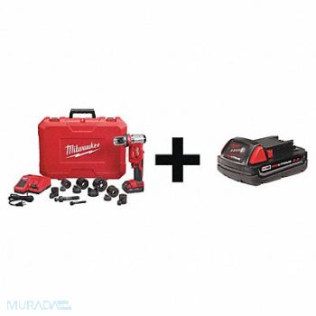 MILWAUKEE Cordless Knockout Tool Kit 1/2 to 2 in., 42UA06