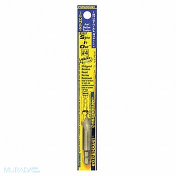 EAZYPOWER Damaged Screw Remover No.4 Spin It Out, 42W493