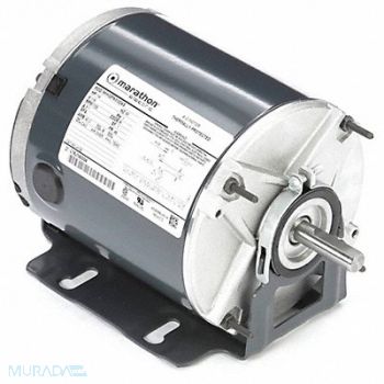 MARATHON MOTORS Farm Duty Motor 1/4 HP 1725 RPM 115V 48, 42X613