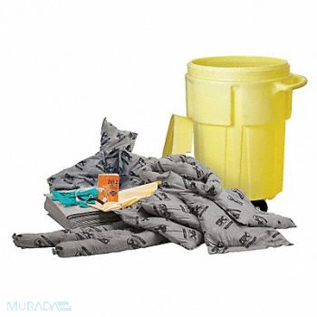 BRADY SPC ABSORBENTS Spill Kit Universal Yellow, 42X719