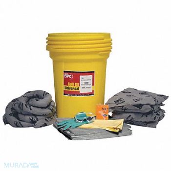 BRADY SPC ABSORBENTS Spill Kit Universal Yellow, 42X743