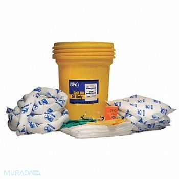 BRADY SPC ABSORBENTS Spill Kit Oil-Based Liquids Yellow, 42X745