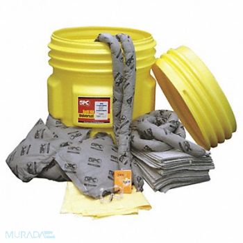 BRADY SPC ABSORBENTS Spill Kit Universal Yellow, 42X747
