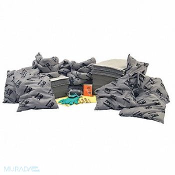 BRADY SPC ABSORBENTS Spill Kit Refill Universal Gray, 42X799