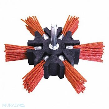 CENTURY DRILL AND TOOL Flap Brush Fine Nylon 150 Grit 4 in., 42ZA17