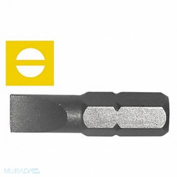 CENTURY DRILL AND TOOL Slotted Insert Screwdriver Bit 8-10 2 Pk, 42ZH75