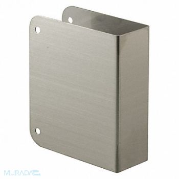 DEFENDER SECURITY Door Repair Cover Stainless Steel Silver, 436A82