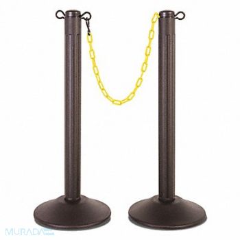 US WEIGHT Heavy Duty Stanchion Post Dia 3 PR, 436C95