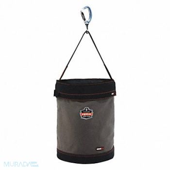 ERGODYNE Bucket Bag Canvas Straight Wall Gray, 436D22