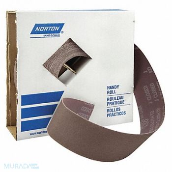 NORTON Abrasive Utility Roll 2 in W 150 ft L, 436F38