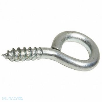 BIRD BARRIER Screw Eye 1 L Silver PK50, 436G54