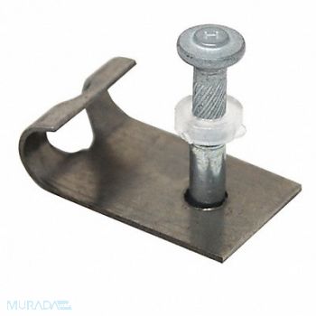 BIRD BARRIER Netting Bracket 1 L Silver PK100, 436G57
