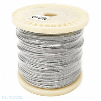 BIRD BARRIER Netting Perimeter Cable 5 L Silver, 436G68