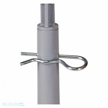 BIRD BARRIER Post Locks 1/2 L Silver PK30, 436G86