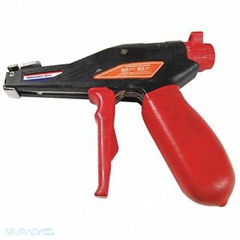 BIRD BARRIER Zip Ties 51/64 L Black/Red, 436G91