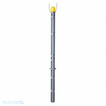 BIRD BARRIER Tower-Guard Posts 1/4 L Gray PK25, 436G94