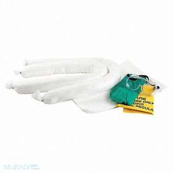 CONDOR Spill Kit Bag Oil-Based Liquids 3 gal., 436M97