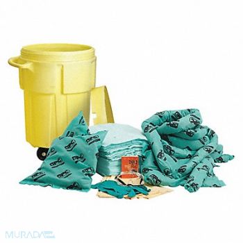 BRADY SPC ABSORBENTS Spill Kit Drum Chemical/Hazmat 38 gal., 436N05