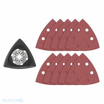 BOSCH Emery Cloth Sanding Pad Overall 1-1/4 L, 436R10