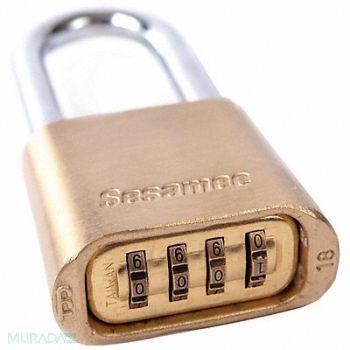 SESAMEE Combination Padlock 4 Numbers, 783XW4