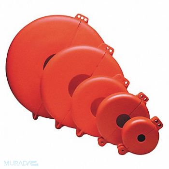 CONDOR Valve Lockout Kit Red Polypropylene, 437R47