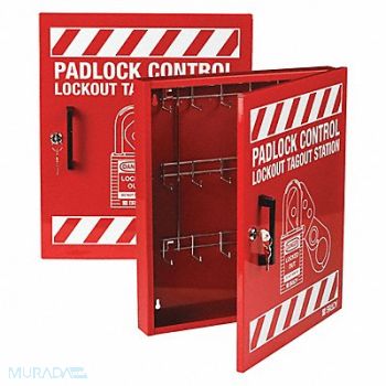 CONDOR Lockout Station Red 18-3/8 H, 437R76
