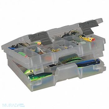 PLANO MOLDING Compartment Box Snap Clip Clear 2 3/4 in, 437T76