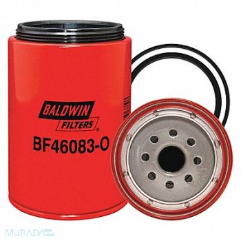 BALDWIN FILTERS Fuel Filter Spin-On 6-3/16 H x 4-1/2 W, 437U38