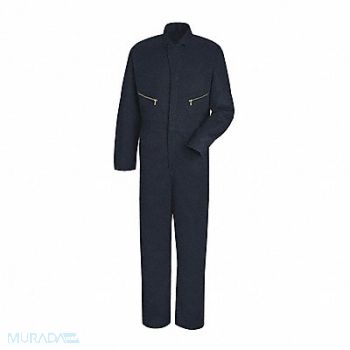 RED KAP Mns Ls Cotton Coverall-Navy, 43A848