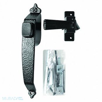 WRIGHT PRODUCTS Push Button Latch Black, 43CW56