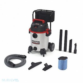 RIDGID Wet/Dry Vacuum 16 gal Stainless Steel, 43FT44