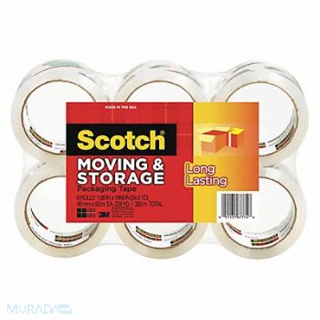 SCOTCH Moving and Storage Tape PK6, 43FZ47