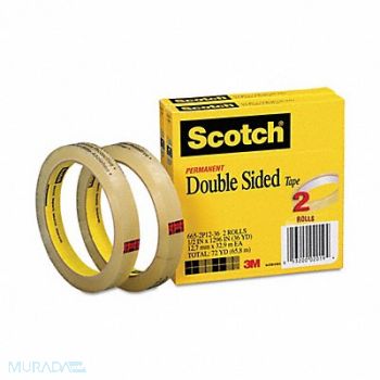 2-Sided Office Tape 108ft 1/2in 3mil PK2, 43GA06