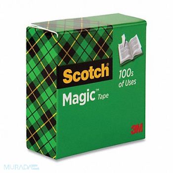 3M Office Tape 108 ft 3/4 in 2.3 mil, 43GA17