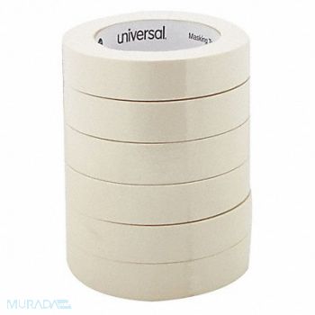 UNIVERSAL Masking Tape 1 in x 60 yd. PK36, 43GA53