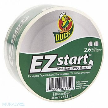 DUCK Carton Sealing Tape 2 in x 60 yd. Clear, 43GC43