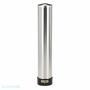 SAN JAMAR Cup Dispenser Wall Mount Stainless Steel, 43HH23