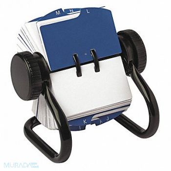 ROLODEX Open Rotary Card File 250 Card Black, 43KH88