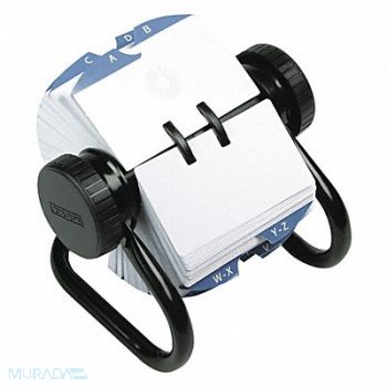 ROLODEX Open Rotary Card File 500 Card Black, 43KH89