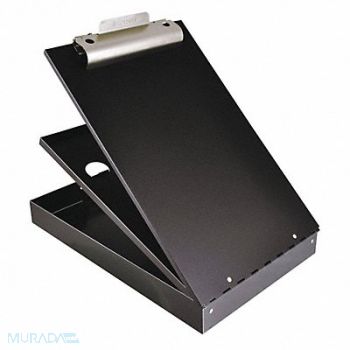SAUNDERS Clipboard Aluminum Storage 1 in Black, 43KJ04