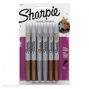Sharpie Marker Assorted PK6, 43KL75