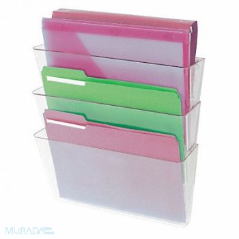 UNIVERSAL Wall File Starter Set Letter 3Pocket PK3, 43KN87