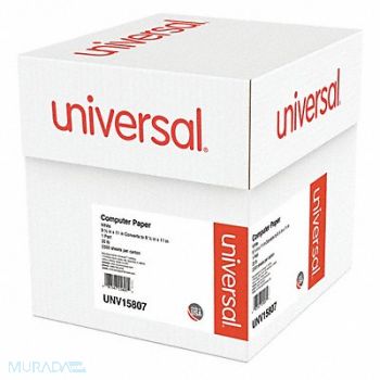 UNIVERSAL Computer Paper 20lb 9.5x11 PK2300, 43KP48
