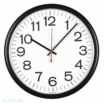 UNIVERSAL Indoor/Outdoor Clock 13.5 Black, 43KR30