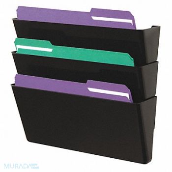 UNIVERSAL Recycled Wall File Three Pocket PK3, 43KR90