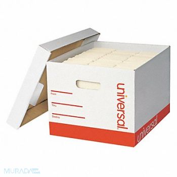 UNIVERSAL Storage Box Lid 12x15x10 White PK12, 43KT06