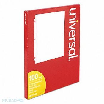 UNIVERSAL Top-Load Poly Sheet Protector Lttr PK100, 43KT13