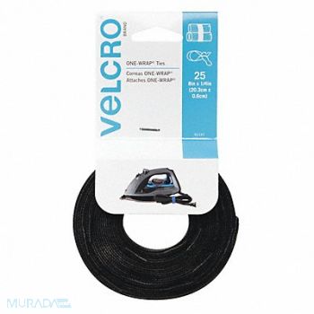 VELCRO BRAND Reusbl Self Grppng Cable Tie .25x8 PK25, 43KU34